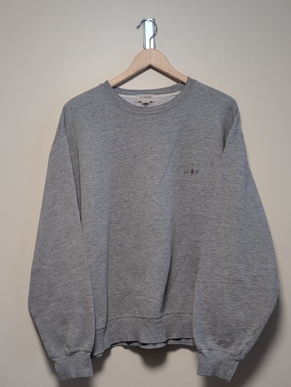 J.Crew Oarsman Gray Crewneck Sweatshirt XL Made in Canada